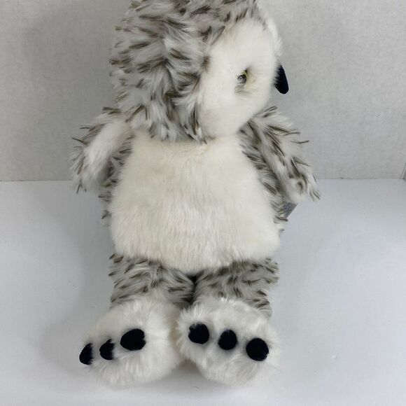 Snowy Owl Plush Build a Bear 2010 Stuffed Animal 15” 360 Swivel Head BAB Toy - Picture 13 of 13